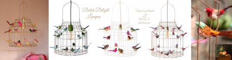 Dutch Dilight vogeltjes lamp  banner tangara groothandel 095